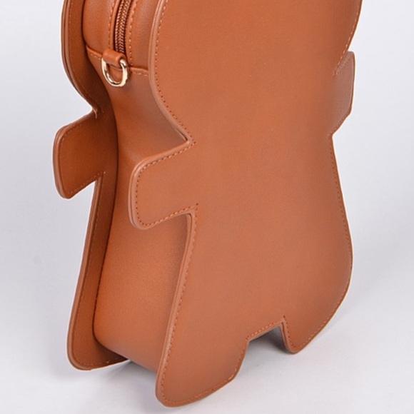 Gingerbread Man Cookie 3D Holiday Crossbody Clutch - Picture 6 of 6